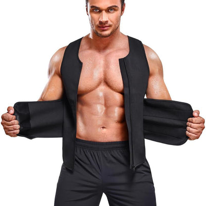Sauna Sports Vest Suit Top