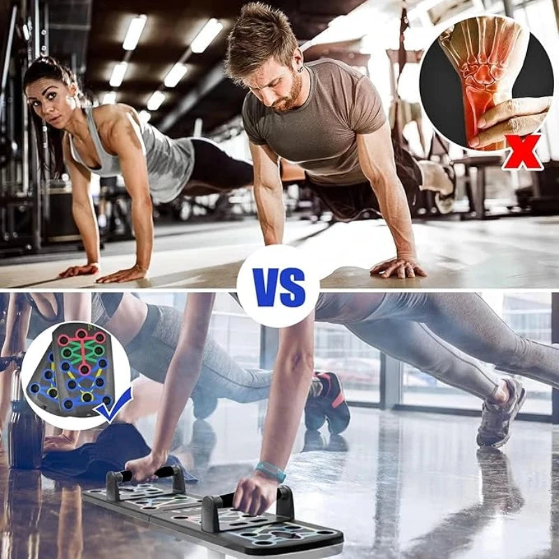 Foldable Push-Up Board Set for Full-Body Workout