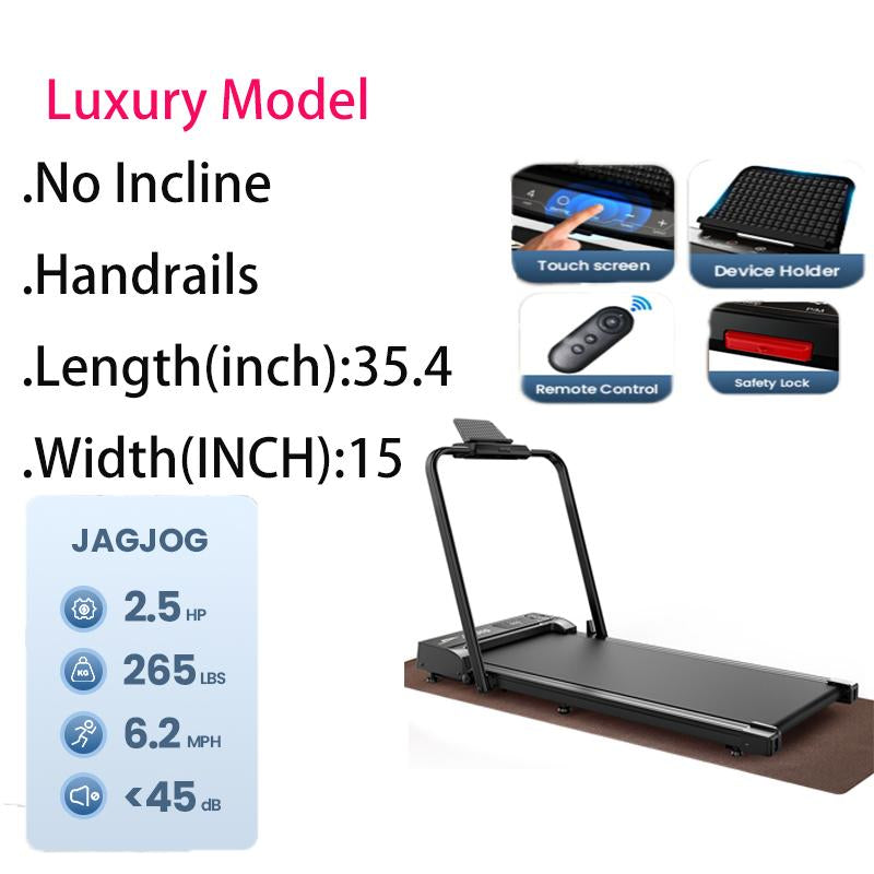 Incline Walking Pad Treadmill with Remote Control