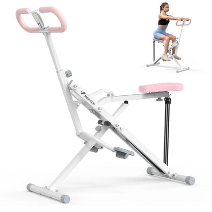 Adjustable Squat Trainer with Triple Resistance Bands for Total Lower Body Strength