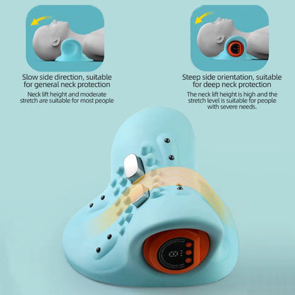 NeckEase Pro™ – Intelligent Cervical Traction & EMS Massage Pillow for Instant Neck Relief